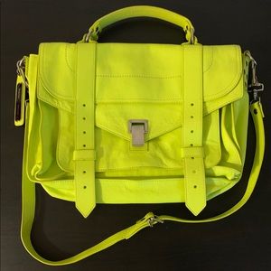 Proenza Schouler Medium PS1 Bag in Neon Acid